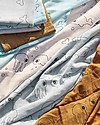 Done By Deer Set 2 Copertine Swaddle Milleusi Celeste Amici del Mare - 120x120 cm - 100% cotone Swaddle di Mussola
