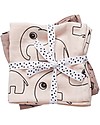 Done By Deer Set 2 Copertine Swaddle Milleusi Contour, Rosa Cipria - 120x120 cm - 100% cotone Swaddle di Mussola