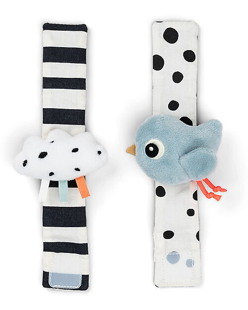 Done By Deer Set 2 Sonagli da Polso - Happy Clouds - Blu - 0+ Sonagli
