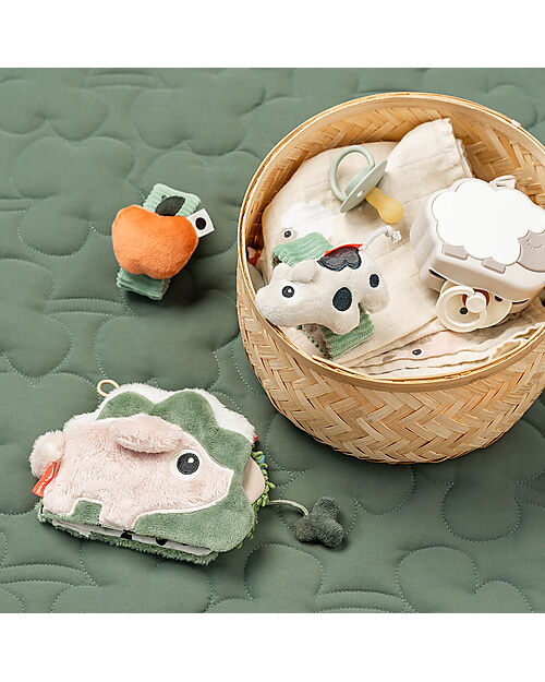 Done By Deer Set 2 Sonagli da Polso - Verde - Tiny Farm - 0+ Sonagli