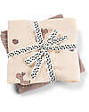 Done By Deer Set 2 Telini Antirigurgito - Lalee - Cipria - 65x65 cm - 100% cotone Bavagli Classici
