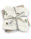 Done By Deer Set 2 Telini Antirigurgito - Lalee - Sabbia - 65x65 cm - 100% cotone Bavagli Classici