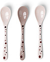 Done By Deer Set 3 Cucchiai Baby Dreamy Dots - Rosa Cipria Posate
