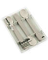 Done By Deer Set 3 Cucchiaini Foodie - Anti-Slip per Neonati - Sabbia - 100% PP Alimentare Posate