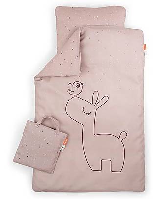 Done By Deer Set Copripiumino 70x100 cm e Federa 40x45 cm - Lalee Powder - Cotone Bio Set Copripiumino