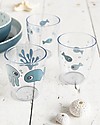 Done By Deer Set da 3 Mini-Bicchieri Yummy Sea Friends - Blu Bicchieri