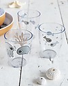 Done By Deer Set da 3 Mini-Bicchieri Yummy Sea Friends - Grigio/Mostarda Bicchieri