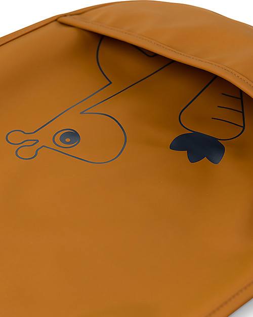 Done By Deer Set da Due Bavaglini Impermeabili con Tasca Deer Friends - Mostarda/Verde Bavagli Impermeabili con Tasca