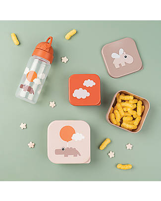 Done By Deer Set di 3 Contenitori Merenda - Happy Clouds - Cipria
Porta Merenda