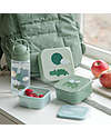 Done By Deer Set di 3 Contenitori Merenda - Happy Clouds - Verde Porta Merenda