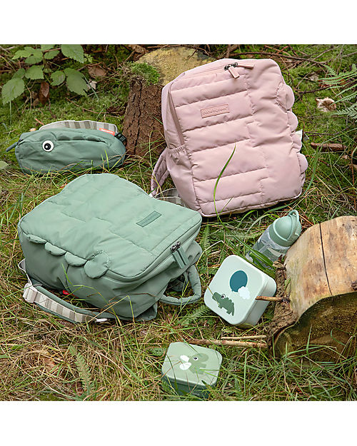 Done By Deer Set di 3 Contenitori Merenda - Happy Clouds - Verde Porta Merenda