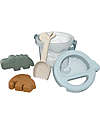 Done By Deer Set Giocattoli per Sabbia - 5 pezzi - Deer Friends Blu/Multicolor Giochi da Spiaggia