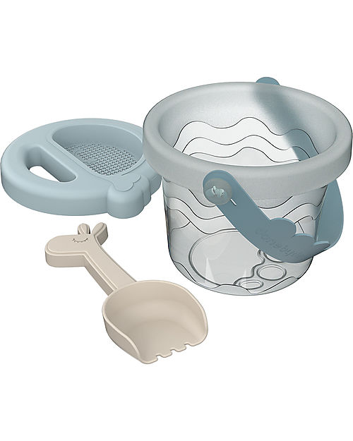 Done By Deer Set Giocattoli per Sabbia - 5 pezzi - Deer Friends Blu/Multicolor Giochi da Spiaggia