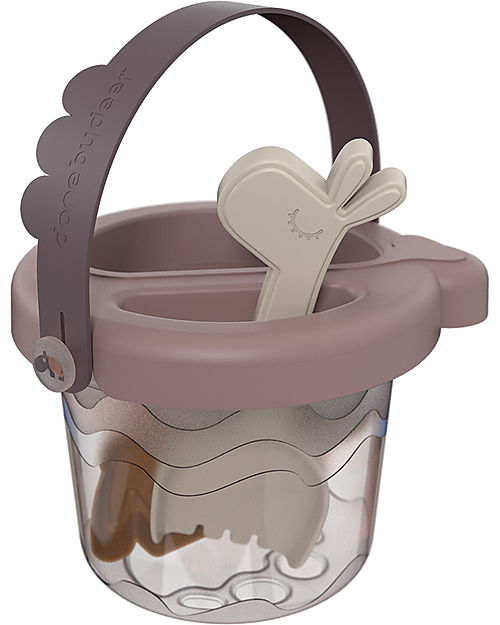 Done By Deer Set Giocattoli per Sabbia - 5 pezzi - Deer Friends Powder/Multicolor Giochi da Spiaggia