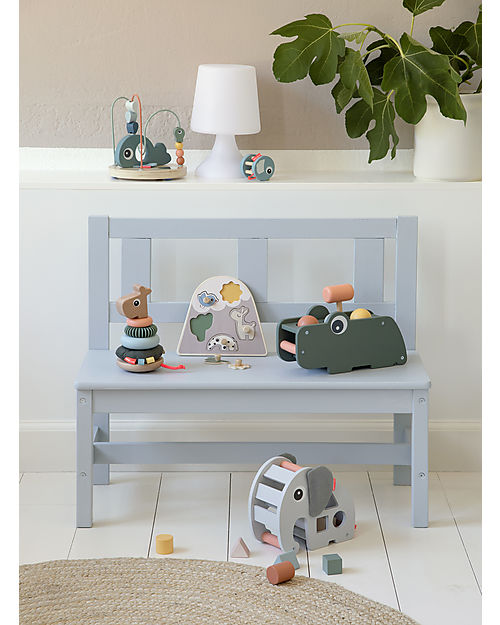 Done By Deer Set Gioco - Puzzle - Lalee - Sabbia - 20 x 18 cm - in Legno - 12m+ Incastri in Legno