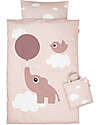 Done By Deer Set Letto Baby - Federa e Copripiumino - 70x100 cm - 100% Cotone - Cipria - Elphee - Set Copripiumino