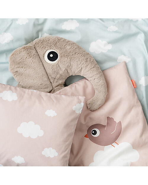 Done By Deer Set Letto Junior - Federa e Copripiumino - 100x140 cm - 100% Cotone - Blu - Elphee Set Copripiumino