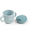 Done By Deer Set Pappa Foodie - Ciotola Tazza e Cucchiaio - Elphee - Blu - 100% PP Alimentare Set Pappa