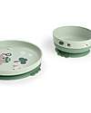 Done By Deer Set Pappa Foodie - Piatto Ciotola e Tazza di Apprendimento - Tiny Trails - Verde - 100% PP Alimentare Set Pappa