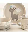 Done By Deer Set Pappa Foodie - Piatto Ciotola e Tazza - Lalee - Sabbia - 100% PP Alimentare Set Pappa