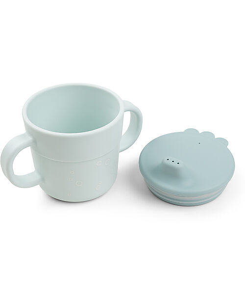 Done By Deer Set Pappa Foodie - Piatto Ciotola e Tazza - Wally - Blu - 100% PP Alimentare Set Pappa