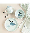 Done By Deer Set Pappa Foodie - Piatto Ciotola e Tazza - Wally - Blu - 100% PP Alimentare Set Pappa