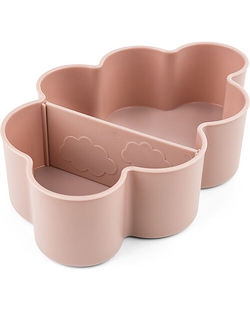 Done By Deer Set Porta Merenda Box Portapranzo e Cannuccia - Cipria - Perfetto per Asilo e Gite Fuori Porta Set Pappa