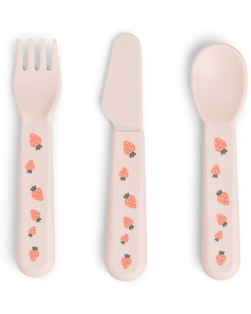 Done By Deer Set Posate da Apprendimento - Tiny Farm - Cipria Posate