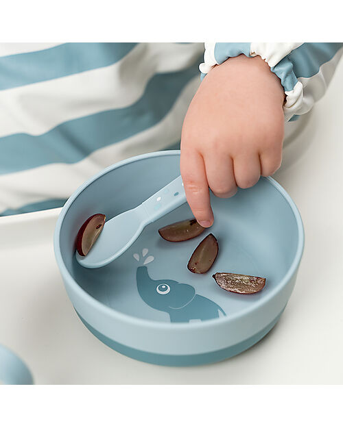 Done By Deer Set Posate - Happy Dots Blu - 100% PP Alimentare Posate