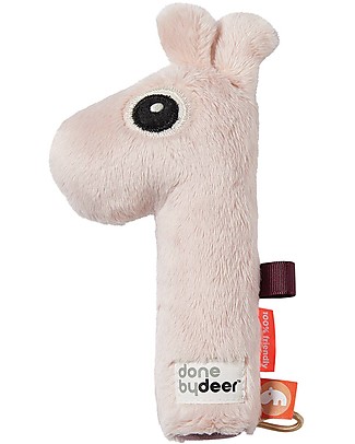 Done By Deer Sonaglio Raffi Squeaker, Rosa Cipria Sonagli