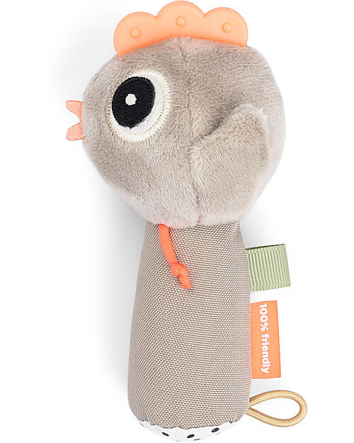 Done By Deer Sonaglio Sensoriale con Massaggiagengive - Tiny Farm - Sabbia Sonagli