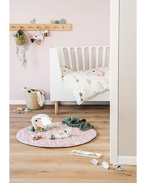 Done By Deer Sonaglio Sensoriale con Massaggiagengive - Tiny Farm - Sabbia Sonagli