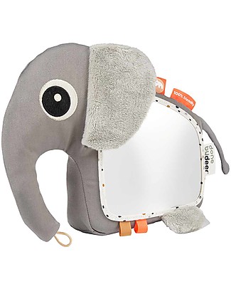 Done By Deer Specchio Gioco Attività Multisensoriali Elphee - Grigio Giochi Per Neonati