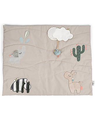 Done By Deer Tappetino Sensoriale - Amici di Deer - Sabbia - per Sviluppare i Sensi del tuo Bimbo Tappeti Gioco Imbottiti