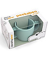 Done By Deer Tazza con 2  Manici in Silicone Alimentare -Peekaboo  -Croco - Blu - 170 ml Tazze