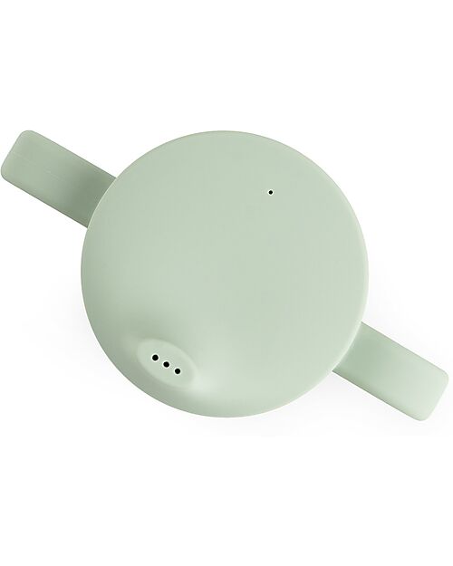 Done By Deer Tazza con Beccuccio 120 ml - Playground - Verde - 100% Silicone Alimentare - con Due Manici Tazze