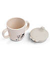 Done By Deer Tazza con Beccuccio e Manici - Tiny Farm - Sabbia - 100% Silicone Alimentare Tazze