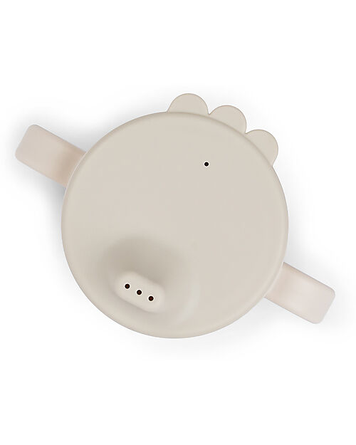 Done By Deer Tazza con Beccuccio e Manici - Tiny Farm - Sabbia - 100% Silicone Alimentare Tazze