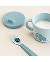 Done By Deer Tazza con Beccuccio e Snack Foodie - Elphee - Blu - 100% PP Alimentare Tazze
