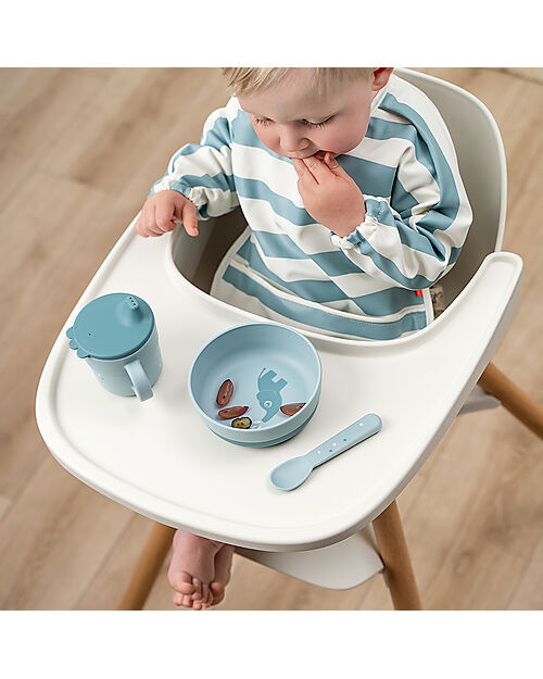 Done By Deer Tazza con Beccuccio - Happy Dots Blu - 100% PP Alimentare Tazze