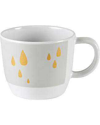 Done By Deer Tazza con Manico Contour, Grigio/Oro - 220 ml Tazze e Bicchieri