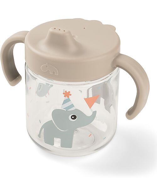 Done By Deer Tazza da Apprendimento con Manici Anti-Slip 260 ml - Celebration - Sabbia Tazze