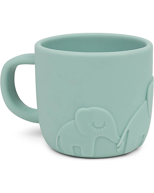 Done By Deer Tazza Peekaboo - Elefante - Azzurro - 100% Silicone Alimentare - 165ml Tazze