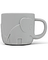 Done By Deer Tazza Peekaboo - Elefante - Grigio - 100% Silicone Alimentare - 165ml Tazze