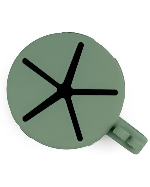 Done By Deer Tazza Snack Peekaboo - Raffi - Verde - 100% Silicone Alimentare Tazze