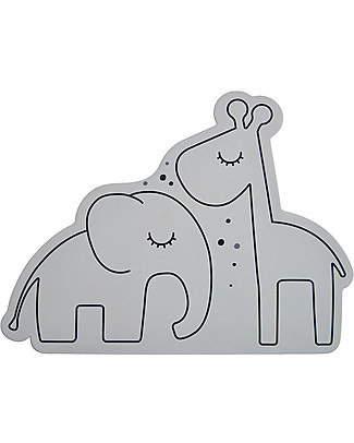 Done By Deer Tovaglietta Antiscivolo Silicone Alimentare Dreamy Dots - Grigio Tovagliette_
