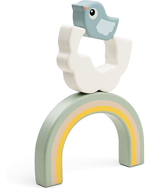 Done By Deer Tunnel Impilabile - Birdee - 3 Pezzi - 12m+ Costruzioni in Legno