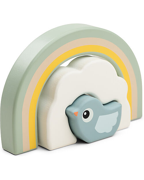 Done By Deer Tunnel Impilabile - Birdee - 3 Pezzi - 12m+ Costruzioni in Legno