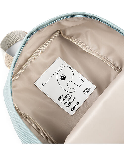 Done By Deer Zainetto Elphee per Bambini - Azzurro - 20x26 cm Zaini Asilo