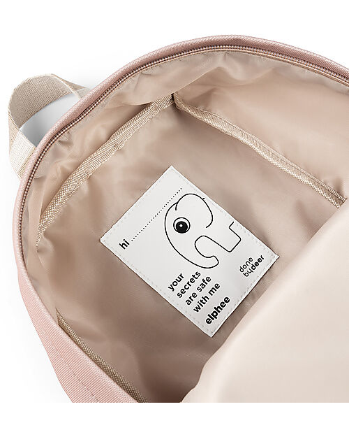 Done By Deer Zainetto Elphee per Bambini - Cipria - 20x26 cm Zaini Asilo